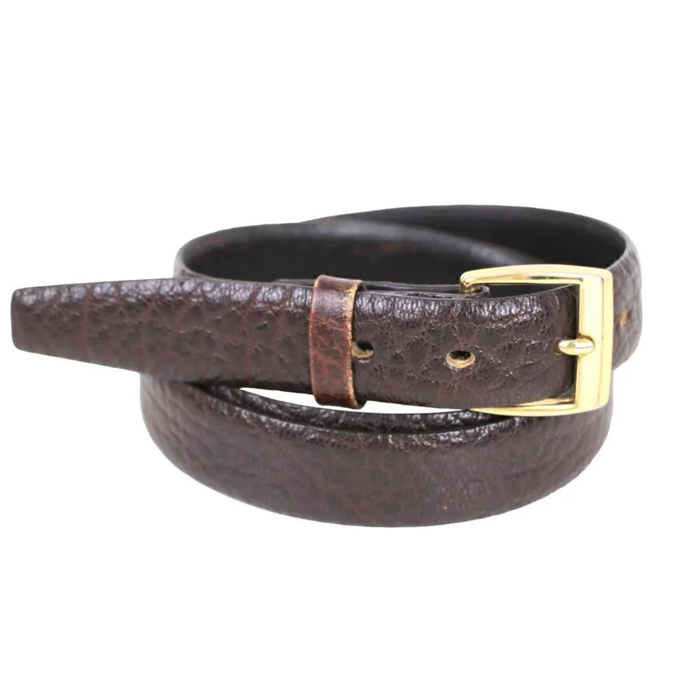 VTG GETCHI GOAT BROWN GENUINE LEATHER 7/8